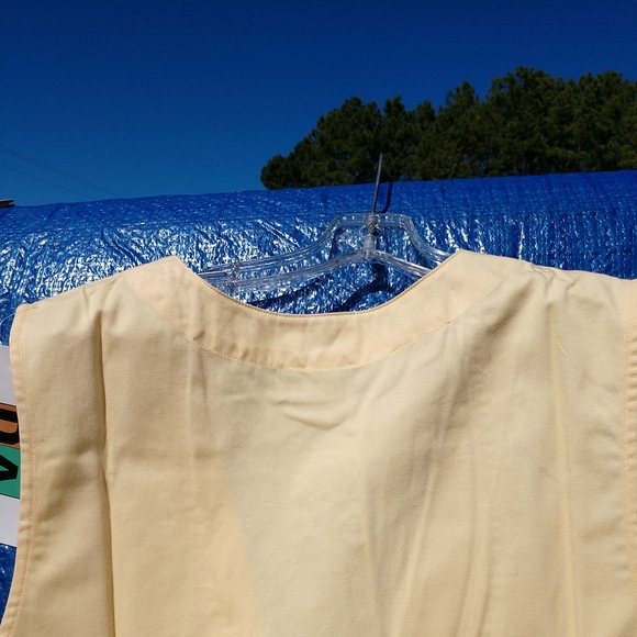 COPY - Yellow Broadcloth Vest XL NWT - Picture 7 of 11